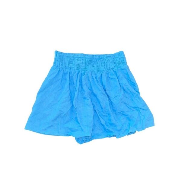 NWT WILD FABLE Blue Shorts W/Stretchy Waist & Pockets Size Medium - Picture 2 of 5